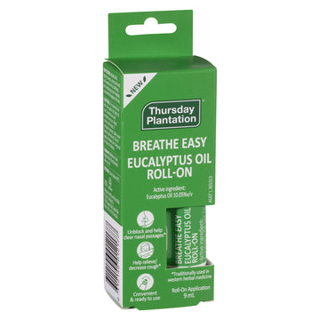 Thursday Plantation Pure & Natural Organic Essential Eucalyptus Oil Roll On 9mL