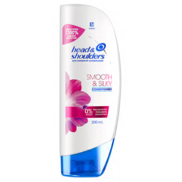 Head & Shoulders Smooth & Silky Conditioner Hair Scalp Care Anti-Dandruff 200mL
