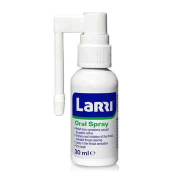 Larri Oral Spray Topical Use Relief Symptoms of Gastric Reflux Fresh Mint 30mL