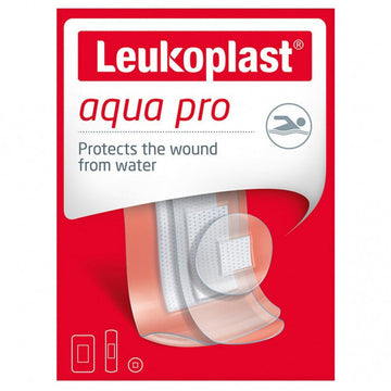 Leukoplast Aqua Pro 20 Pack Transparent Strips Wound Dressing First Aid Plasters