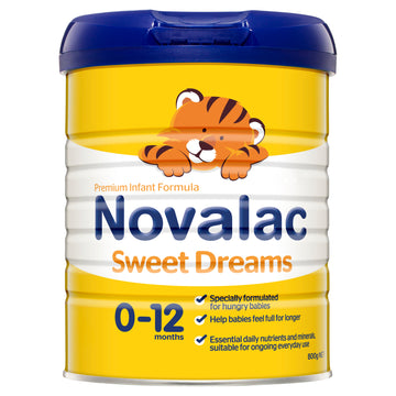 Novalac Sweet Dreams Premium Infant Formula Powder 800g 0-12 Months Baby Milk