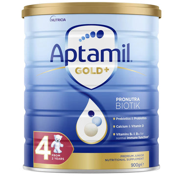 Aptamil Gold+ 4 Junior Nutritional Supplement 900g 2+ Years Milk Powder Formula