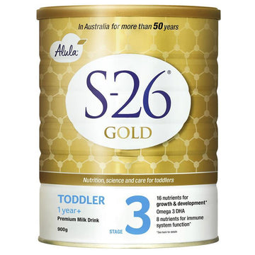 S-26 Alula Gold Toddler 1+ Year Stage 3 900g Premium Milk Drink Powder Formula