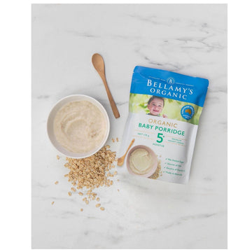 Bellamy's Organic Baby Porridge Cereal 125g 5+ Months Babies Infant Feeding Food