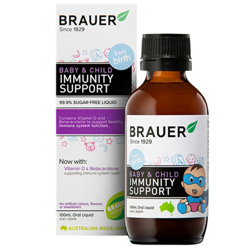 Brauer Baby & Child Immunity Support 100mL 0+ Months Oral Liquid Supplements