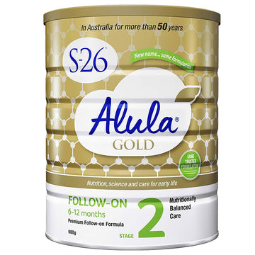 S-26 Alula Gold Follow-On Stage 2 6-12 Months 900g Milk Powder Infant Formula