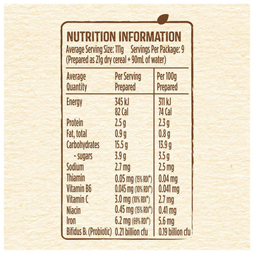 Nestlé Cerelac Oats & Wheat With Prune Cereal 200g 6+ Months Infant Porridge